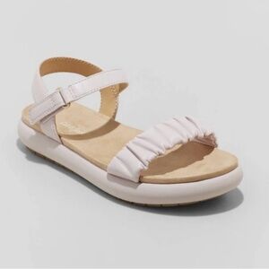 Girls' Aylabeth Slip-On Footbed Sandals Lavender - Cat & Jack Size 2